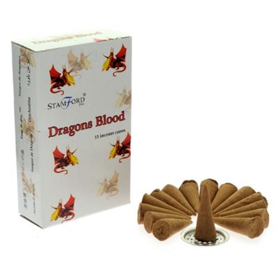 Dragons Blood Incense Cones Stamford 15`s Box